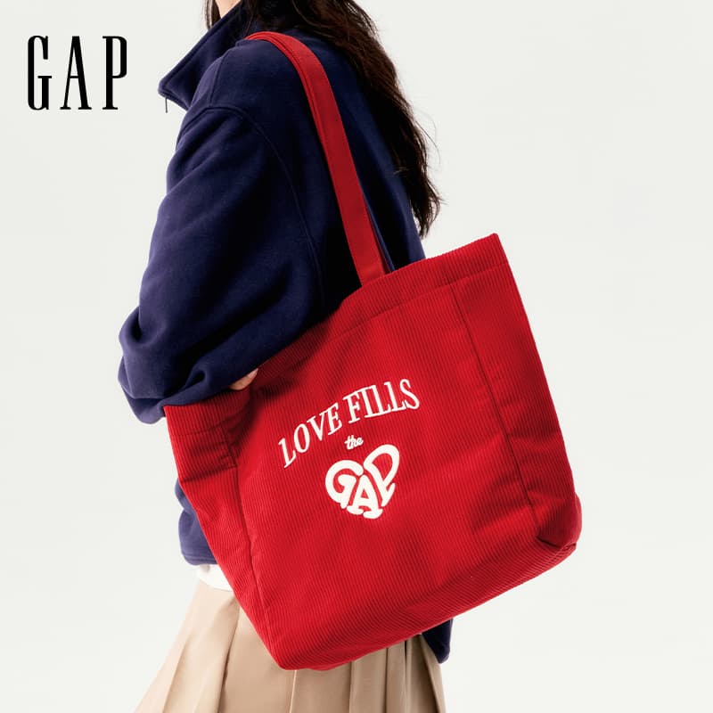 Мини-сумка GAP Ткань Сумки через плечо Большой Унисекс Красный - изображение 6