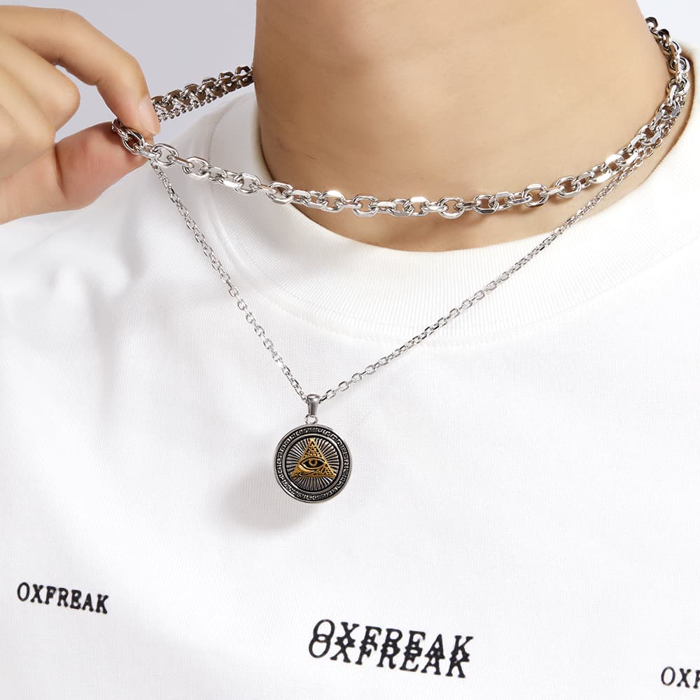 Ожерелье ENFANTIN Титановая сталь Цепочки и ожерелья Унисекс - изображение 3