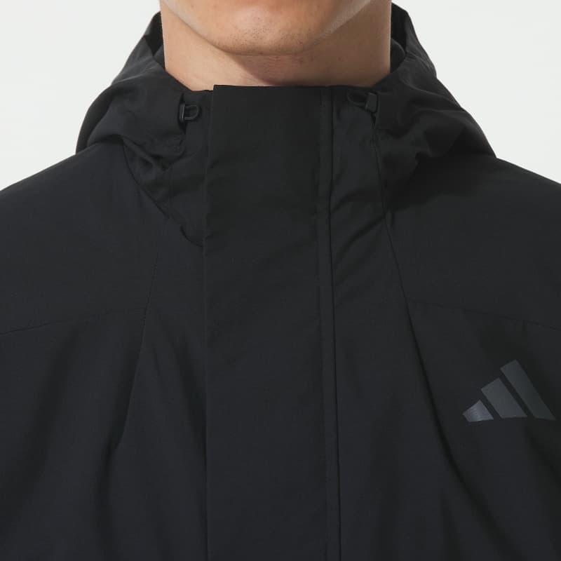 Куртка Adidas Современный Tech Теплая Куртка Мужская Черная - изображение 5