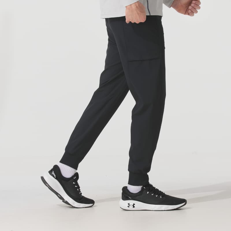 Штаны Under Armour Черные Мужские Повседневные Штаны - изображение 4