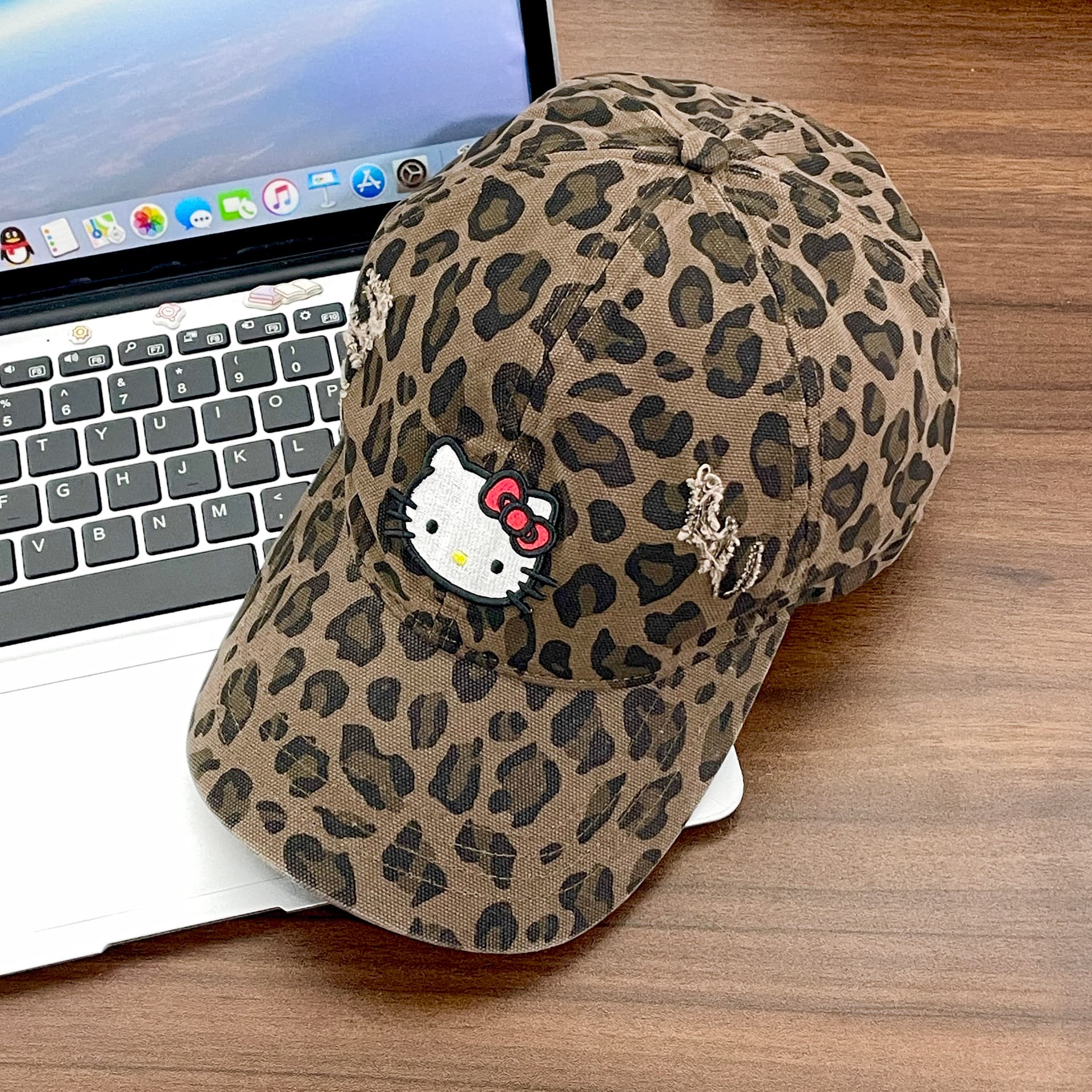 Кепка Sanrio x Hello Kitty Хлопковые кепки из хлопкового волокна унисекс - изображение 3