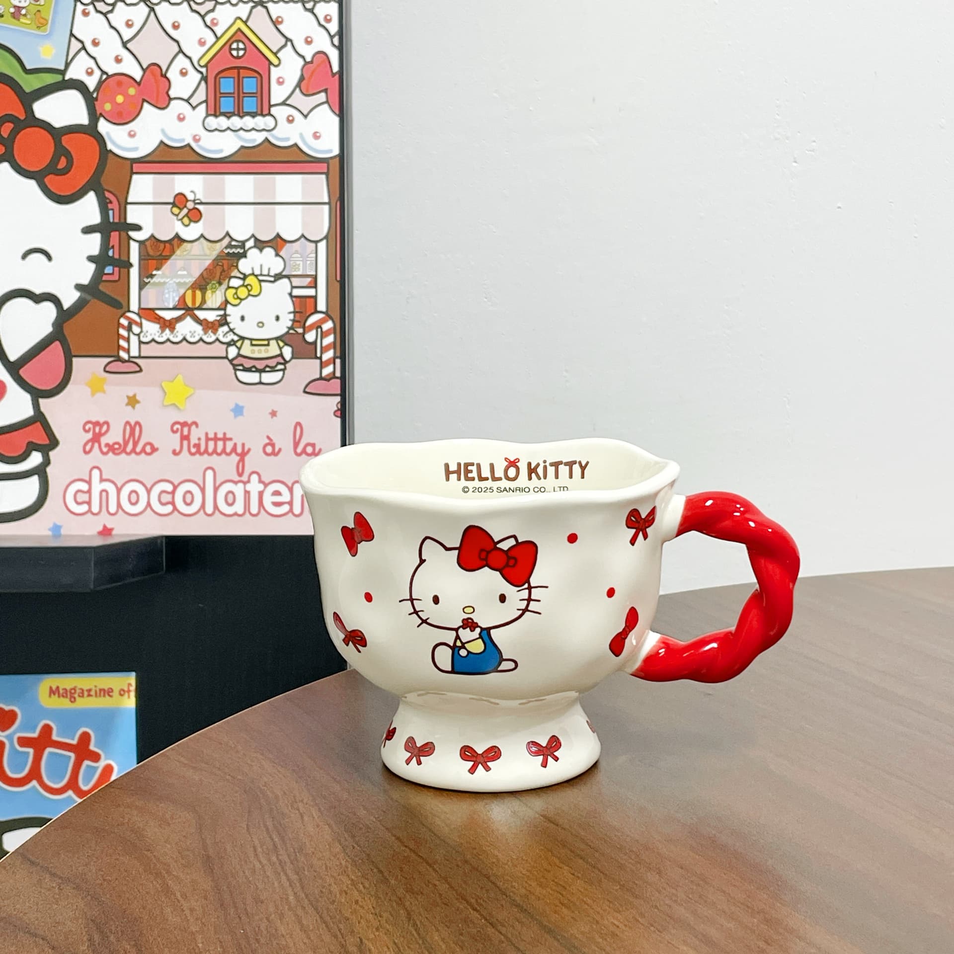 Санрио Hello Kitty Кружки Белый Красный 360 мл - изображение 3
