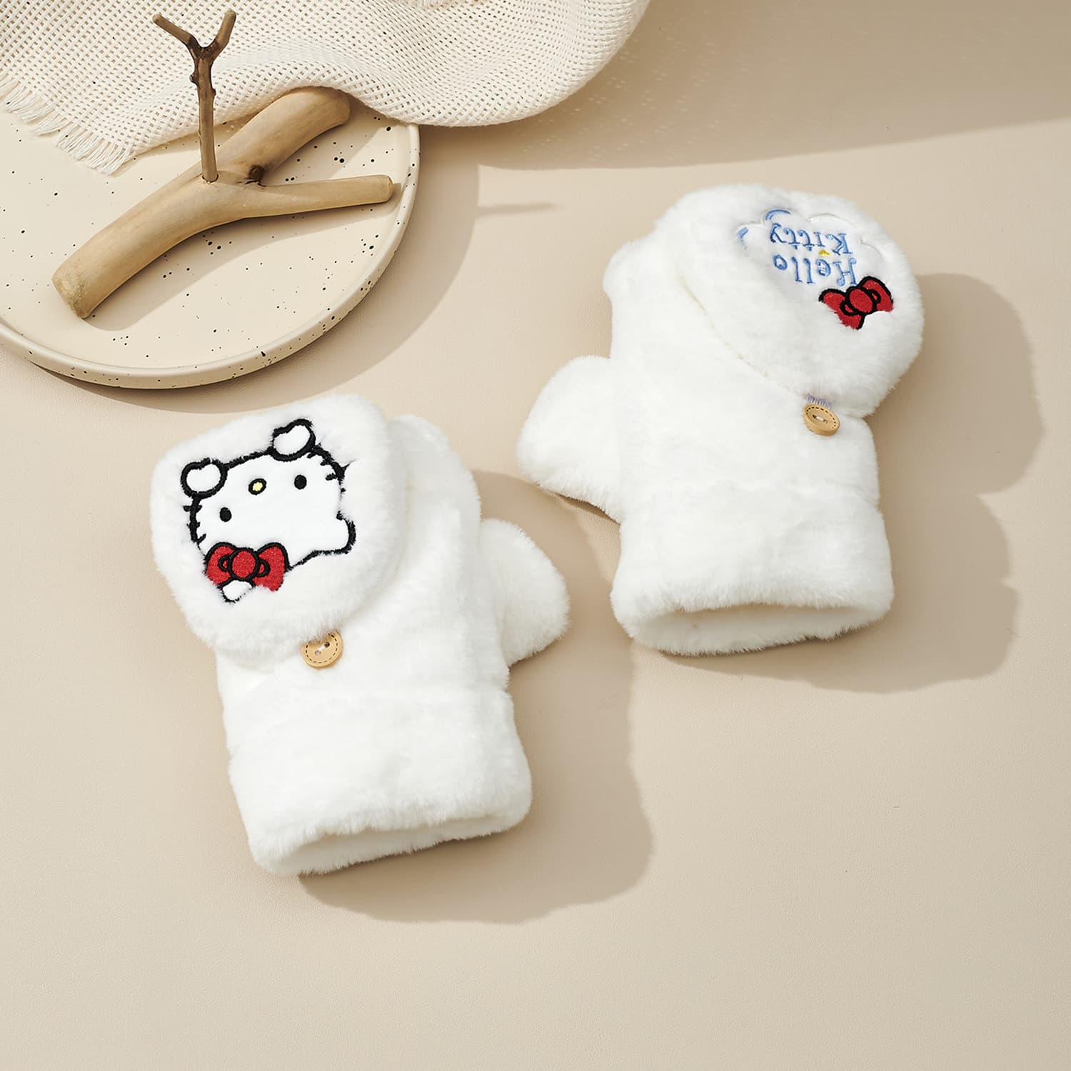 Шарф Санрио Hello Kitty Collection Полиэфирный трикотаж Платки Женские - изображение 6
