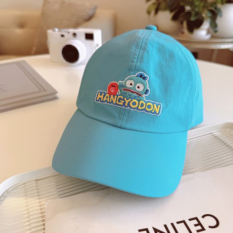 Кепка Sanrio x Кепка с вышивкой "Глупая рыбка" Повседневный стиль, защита от солнца, 100% полиамид, Детский - изображение 5
