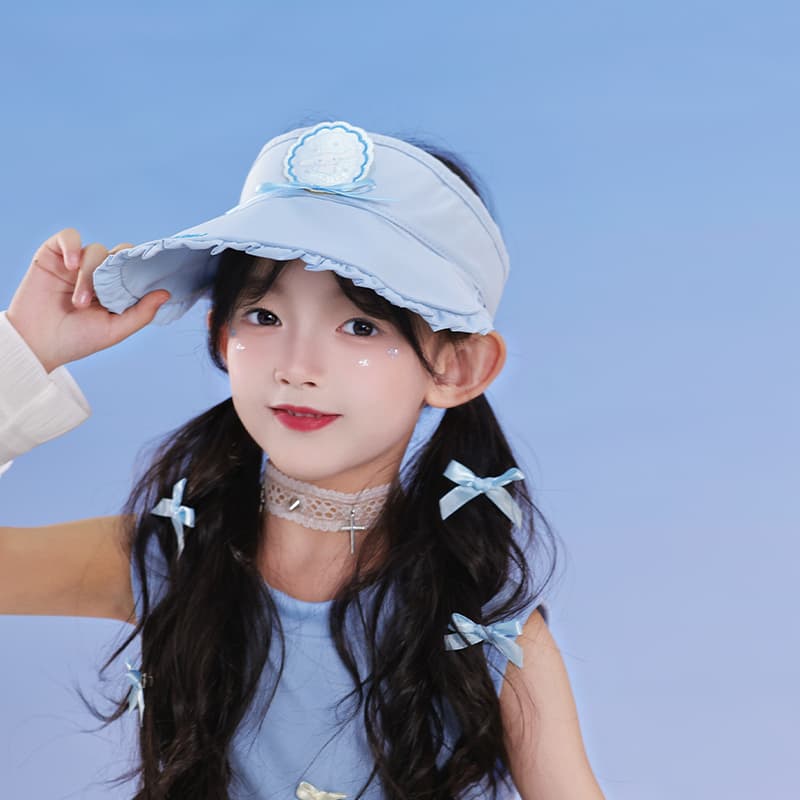 Панама Sanrio x Cinnamoroll Бант Гольф Кепка Милый и симпатичный Модный Универсальный Солнцезащитный От ультрафиолета Привлекательный Шляпа Путешествия Полиэстер Ведро Детский - изображение 2