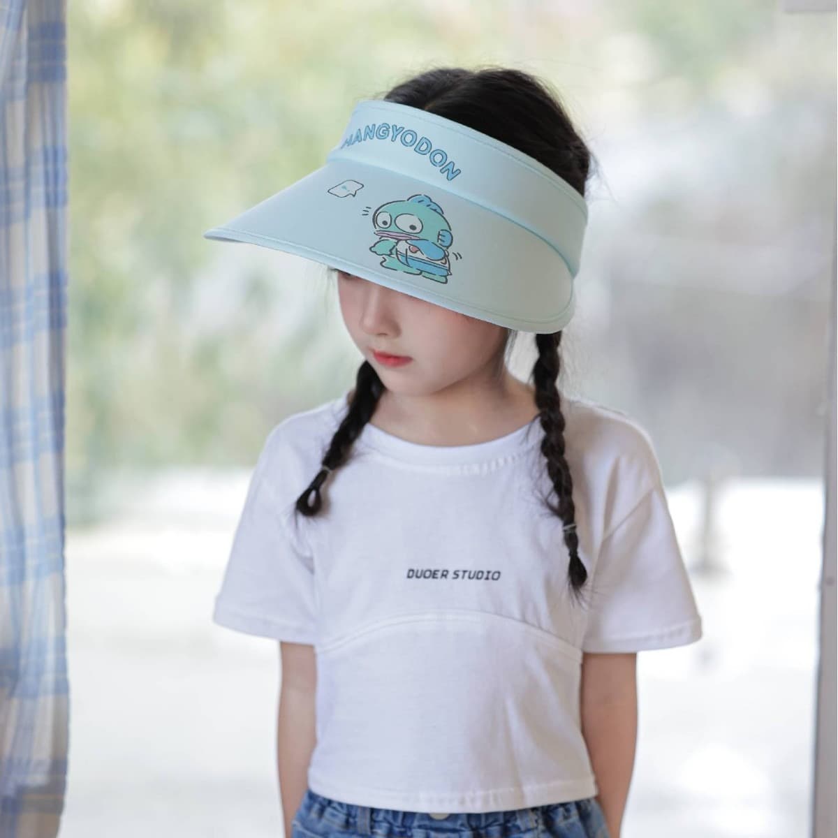 Sanrio Hangyodon Полиамид UV Защита Детская Шапка - изображение 4