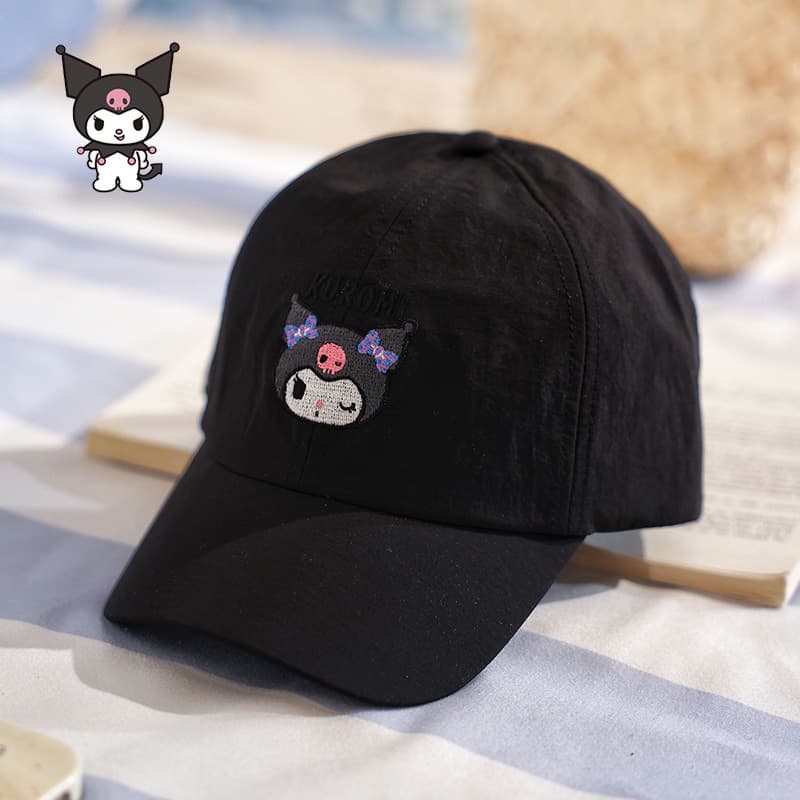 Кепка Sanrio x Куроми Черный Повседневный 100% полиамид Бейсболка Детский - изображение 4