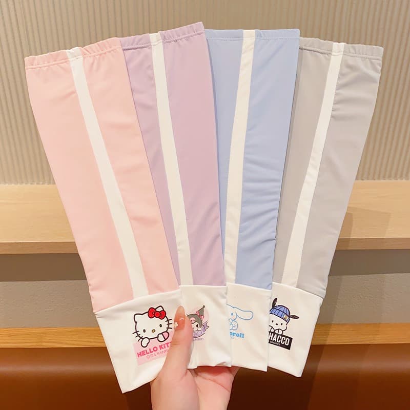 Sanrio x Pochacco Дышащий солнцезащитный унисекс рукав из полиэстера для путешествий - изображение 6