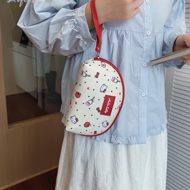 Сумка Sanrio Hello Kitty Холст Клатч Стандартный (Standard) Женский Красный - изображение 5