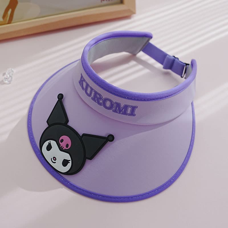 Sanrio Куроми милая большая солнцезащитная шляпа с UV-защитой, универсальная и модная, для путешествий, 100% полиамид, детская - изображение 4