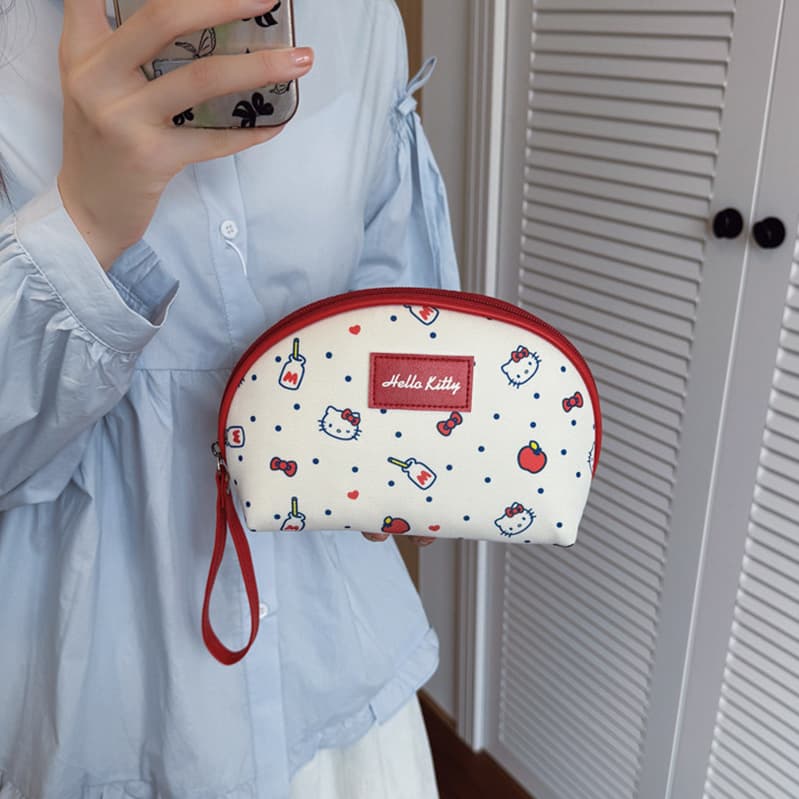 Сумка Sanrio Hello Kitty Холст Клатч Стандартный (Standard) Женский Красный - изображение 6
