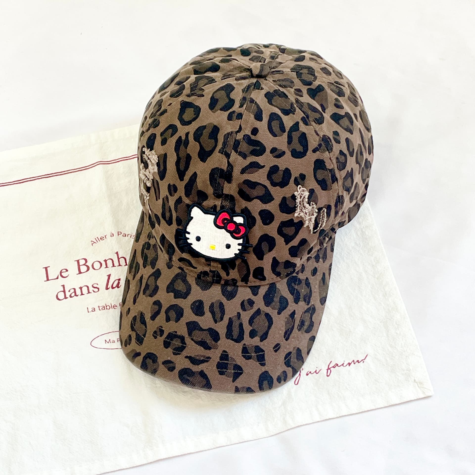 Кепка Sanrio x Hello Kitty Хлопковые кепки из хлопкового волокна унисекс - изображение 5