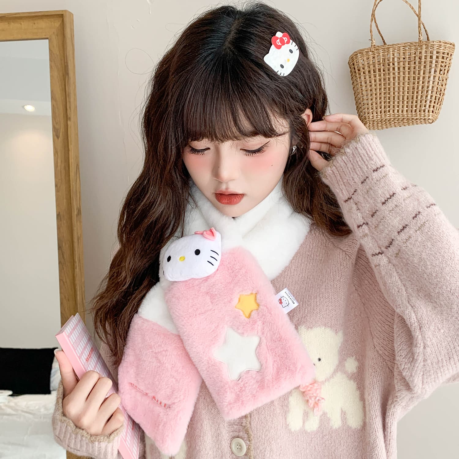 Шарф Sanrio Полиэстер Шарфы Женские - изображение 5