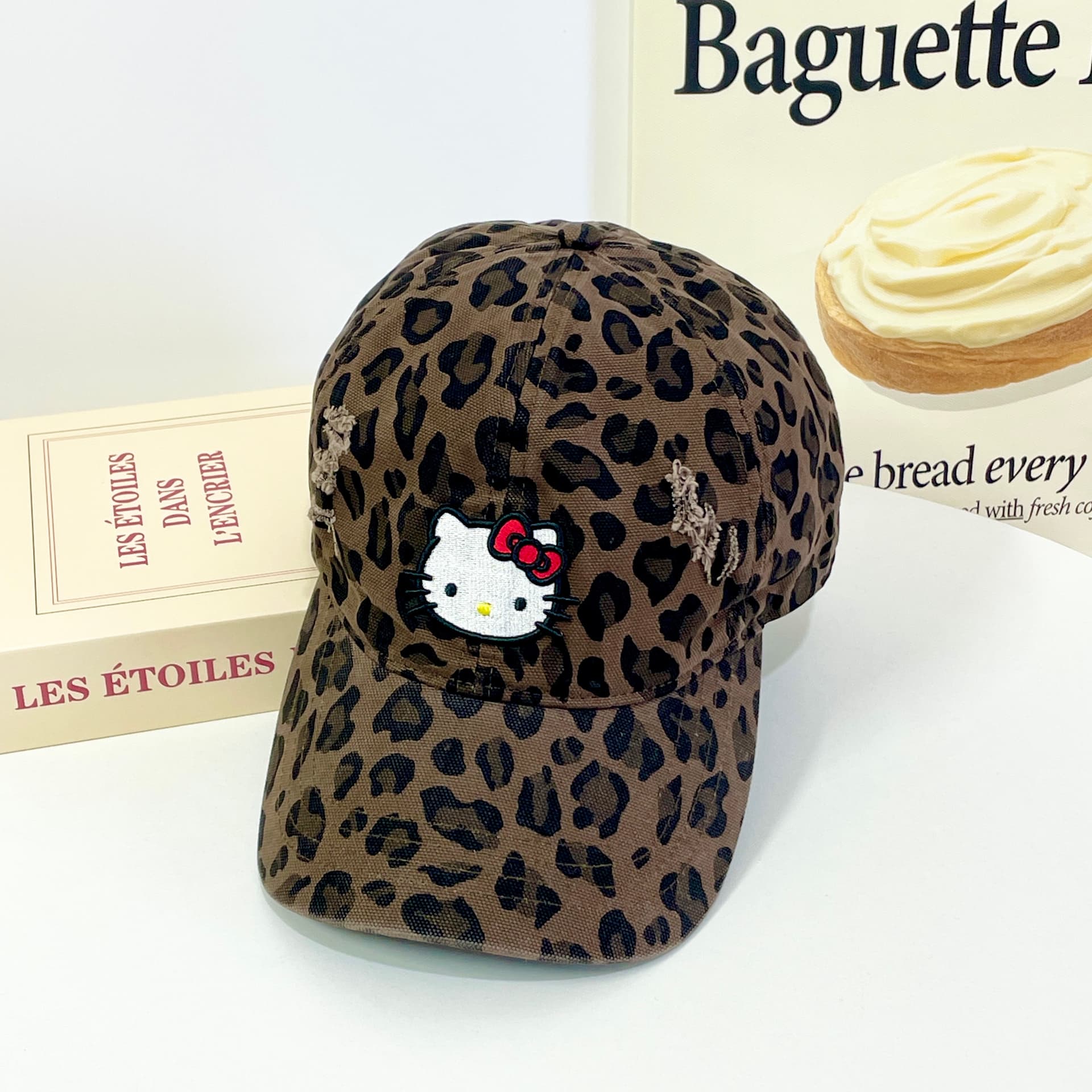 Кепка Sanrio x Hello Kitty Хлопковые кепки из хлопкового волокна унисекс - изображение 2