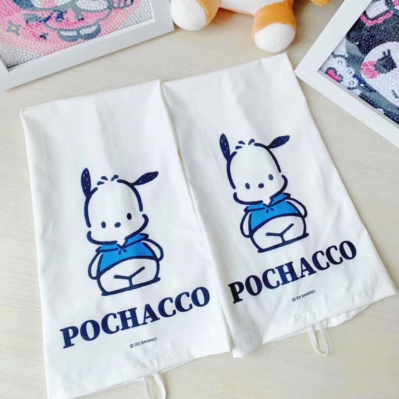 Sanrio Полиэстеровые тканевые рукавицы с защитой от солнца для женщин - изображение 5