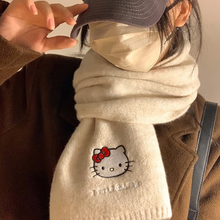 Шарф Санрио Hello Kitty Collection Knit Scarves Unisex - изображение 3
