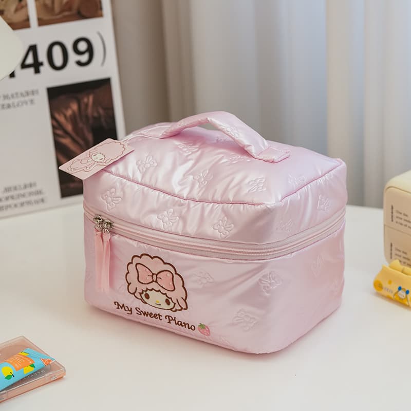 Sanrio Полиэстер Хлопок Смесь Путешествие Сумка для хранения Женская Розовая - изображение 3