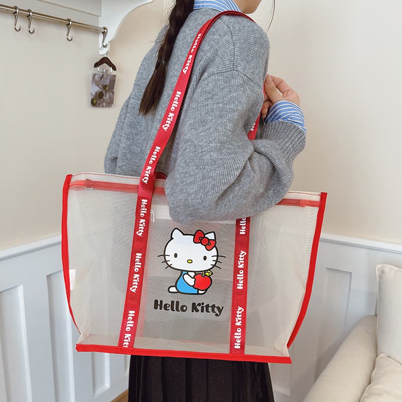 Сумка Sanrio Hello Kitty Полиэстеровая ткань Сумка Стандартная (Standard) Женская Красная - изображение 6