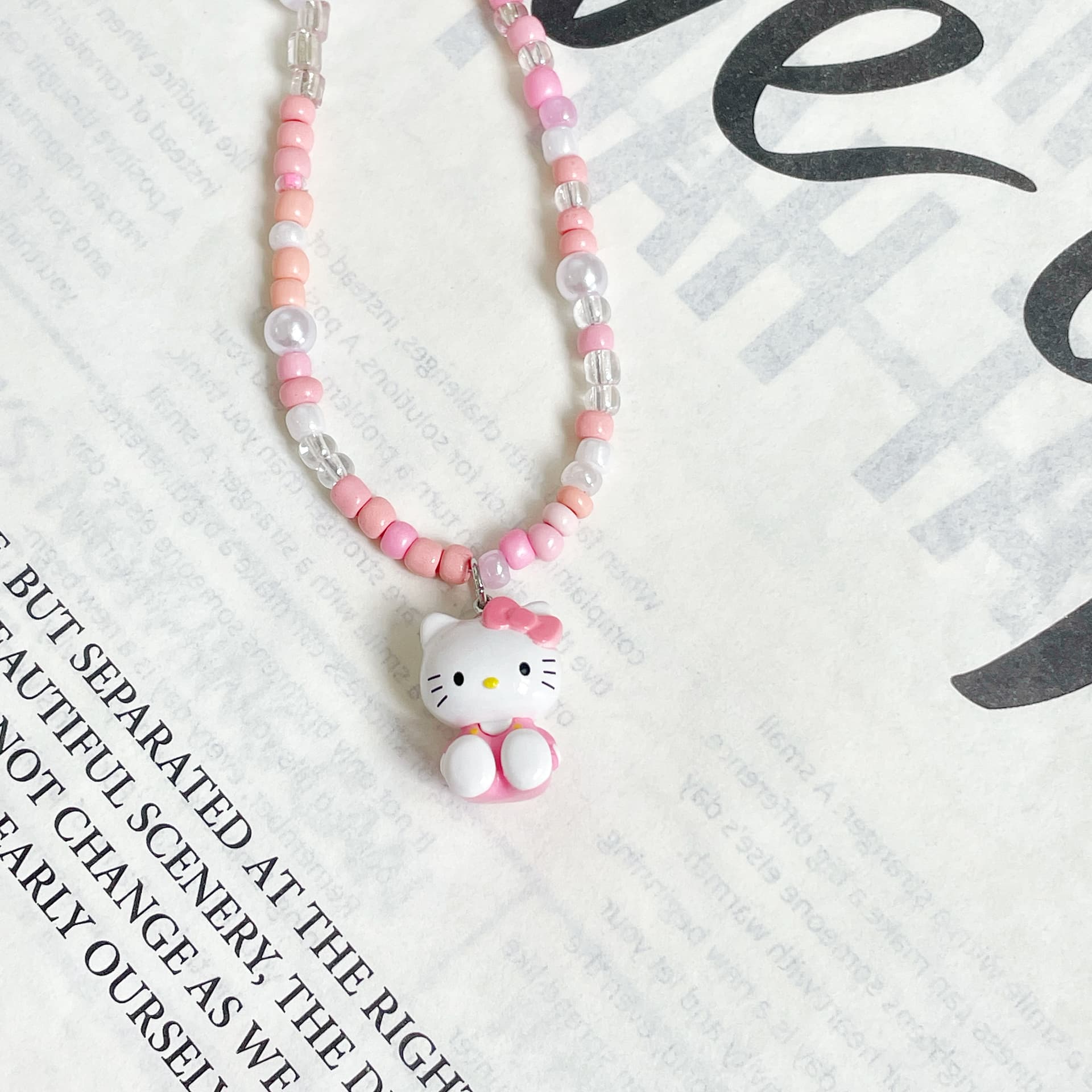 Ожерелье Sanrio x Hello Kitty Акриловые Ожерелья Женские - изображение 4