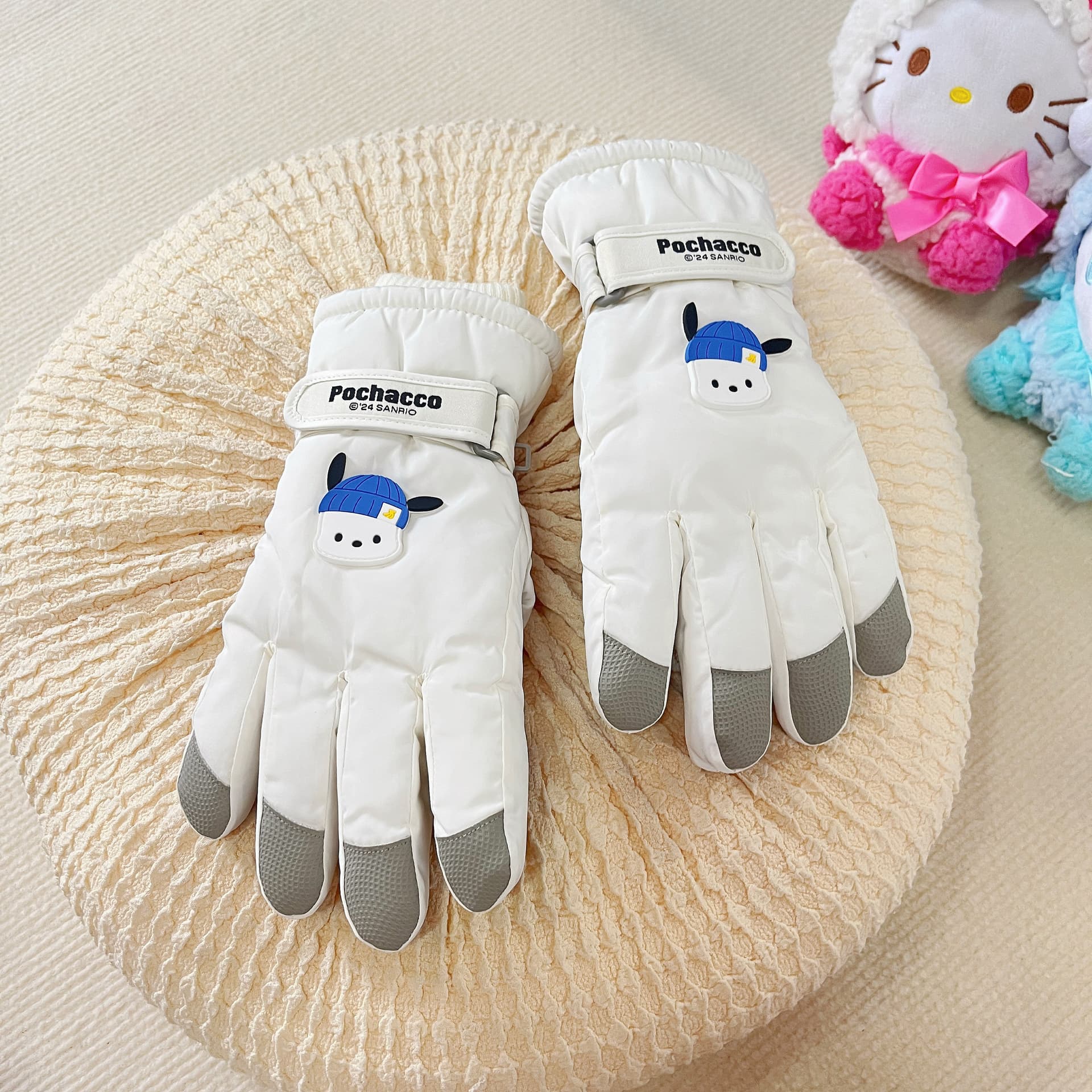 Санрио Pochacco Collection Полиэфирное волокно Пальцевые Унисекс - изображение 5