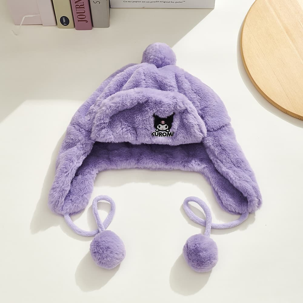 Шапка Sanrio Полиэстеровые женские шапки-ушанки - изображение 2