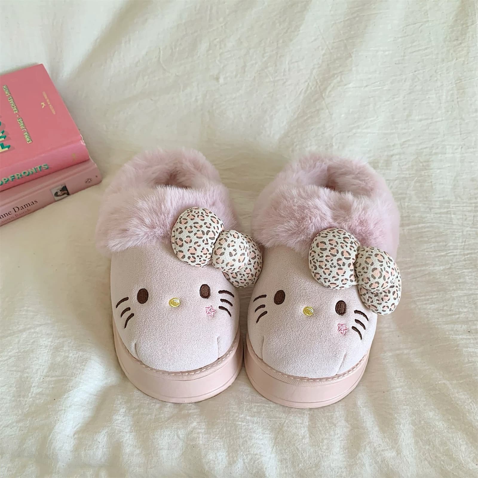 Sanrio x Hello Kitty Хлопковое волокно Тапочки - изображение 4