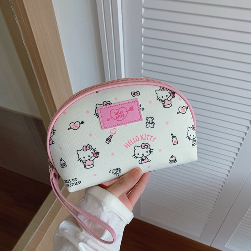 Sanrio Hello Kitty Холст Путешественный Сумка для хранения Женская Розовая - изображение 3