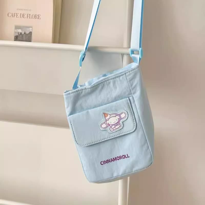 Сумка через плечо Санрио Cinnamoroll Collection Нейлон Сумки кросс-боди Женские Синий - изображение 5