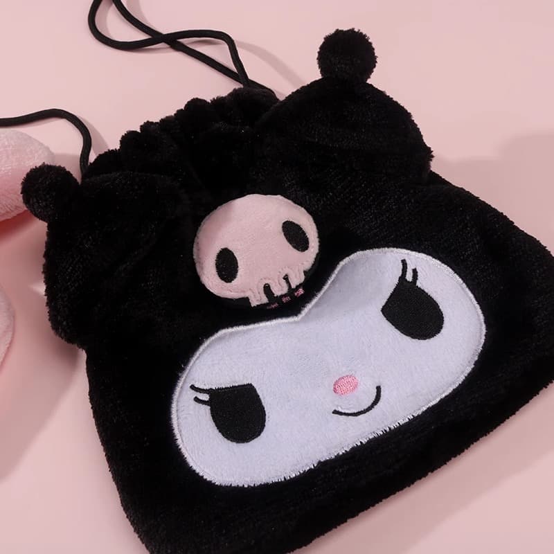 Сумка Sanrio Kurumi Полиэстер Волокно Клатч Женский Черный - изображение 2