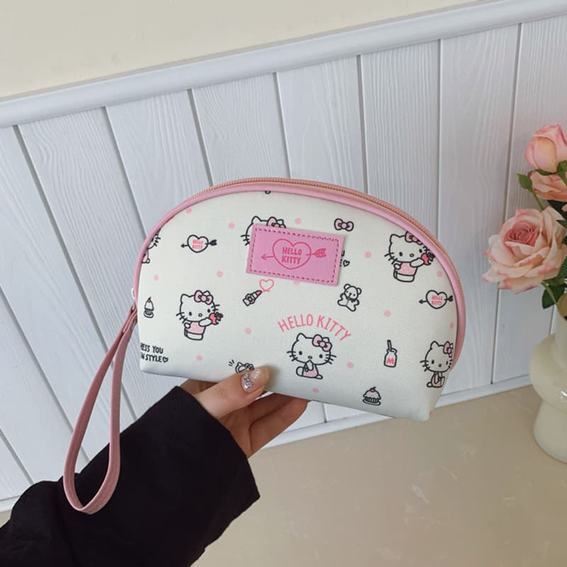 Sanrio Hello Kitty Холст Путешественный Сумка для хранения Женская Розовая - изображение 4