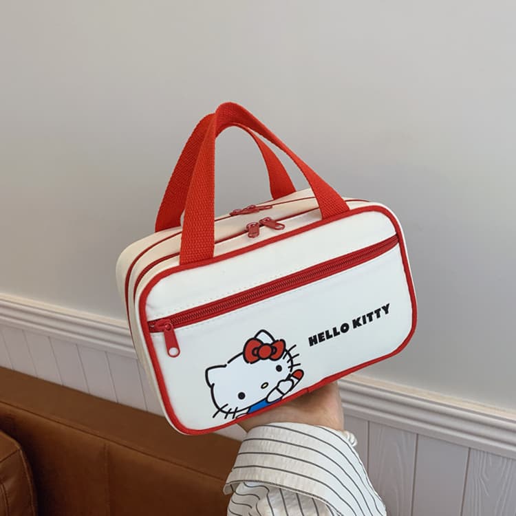Сумка Sanrio Hello Kitty Холщовая Сумка Женская Красная - изображение 4