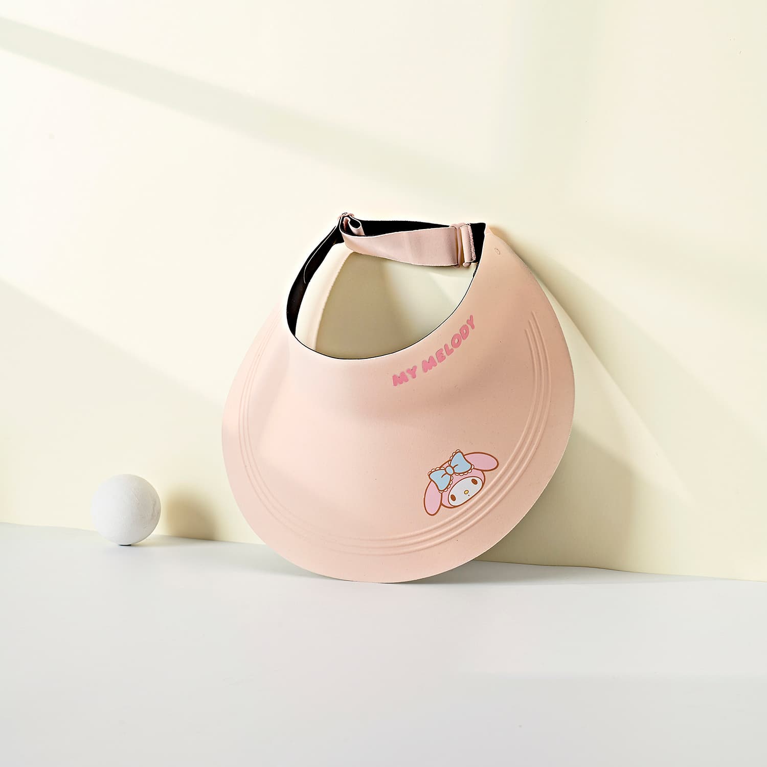 Sanrio My Melody Шляпа с принтом My Melody, милая и симпатичная, модная, универсальная, солнцезащитная, UV-защита, привлекательная, для школьников, 100% полиамид, детский - изображение 4