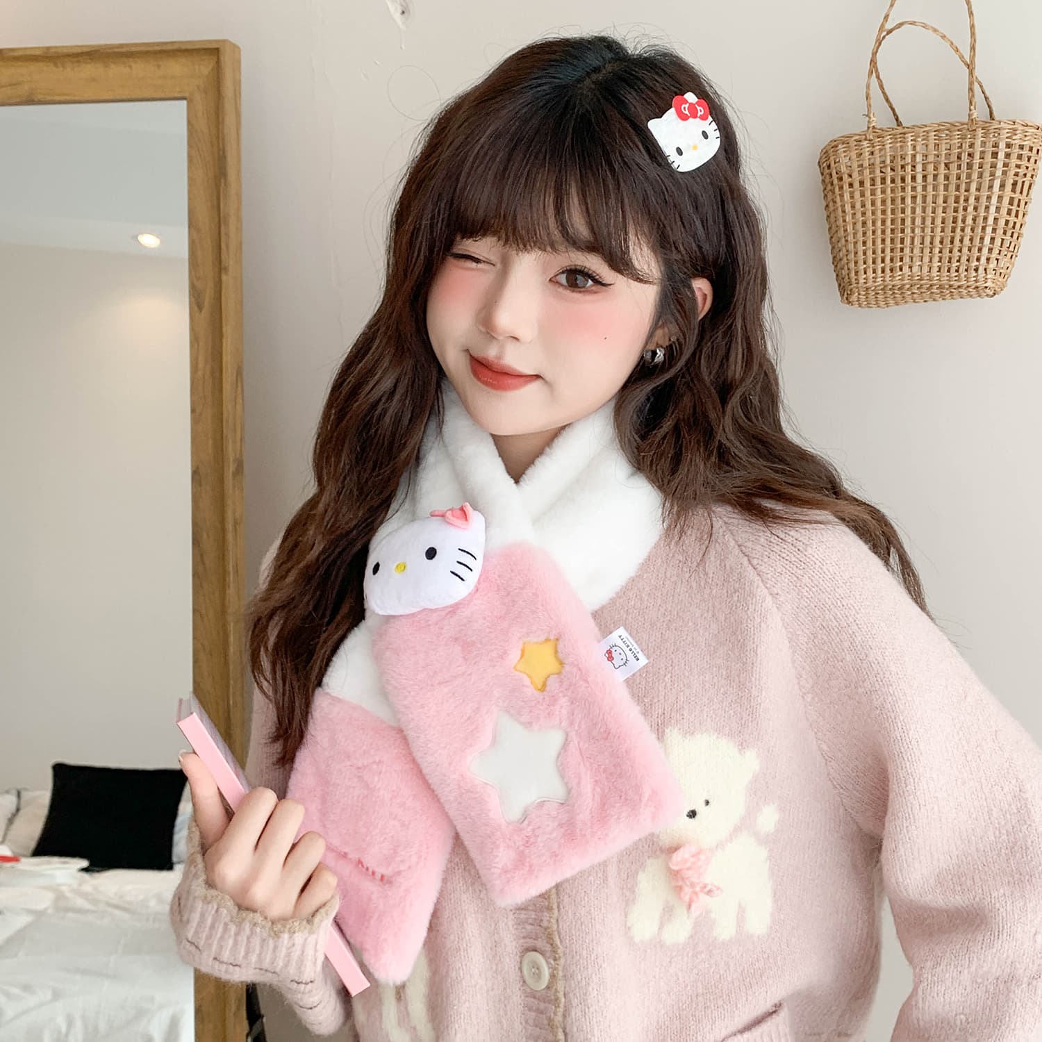 Шарф Sanrio Полиэстер Шарфы Женские - изображение 4