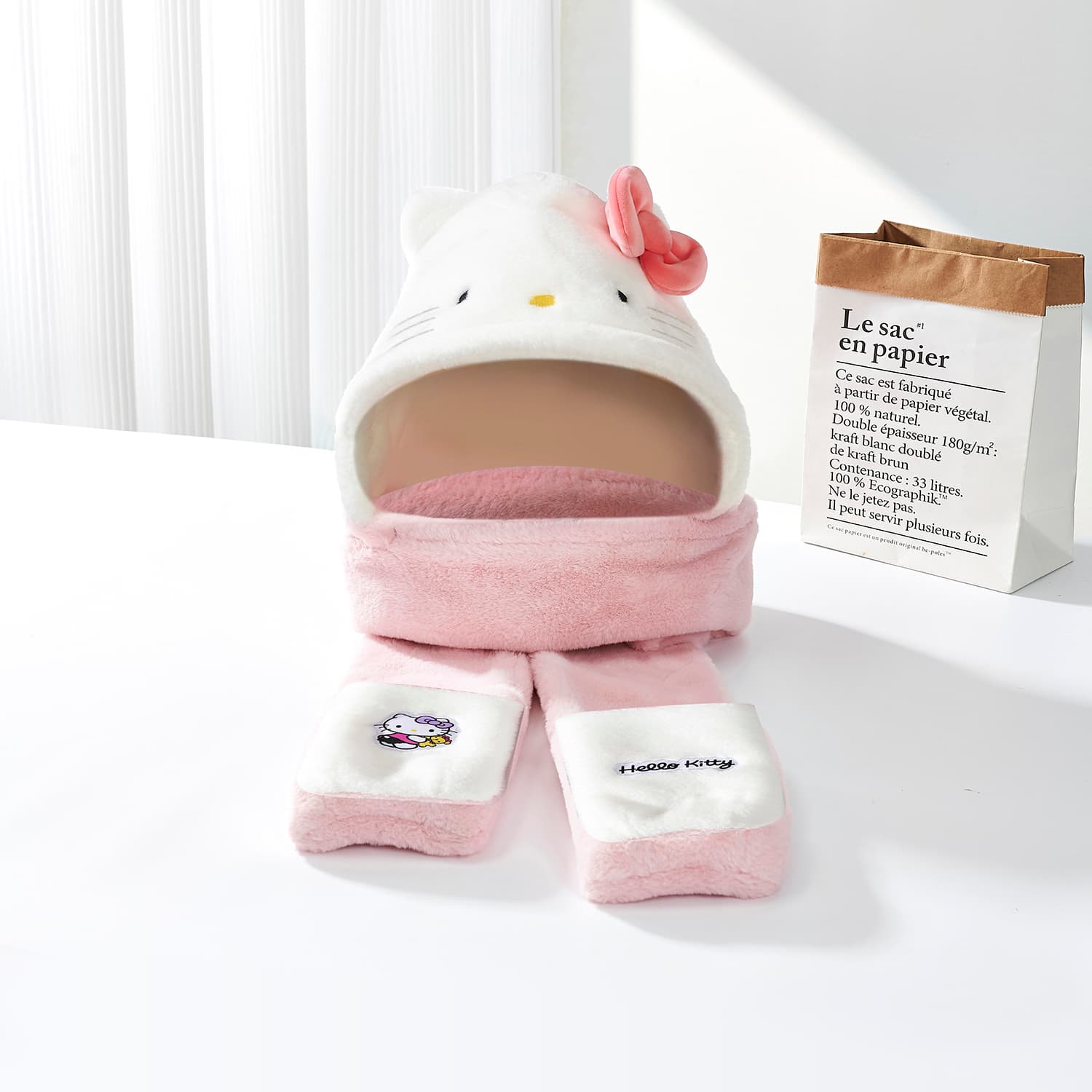 Sanrio Hangyodon Полиэстер Волокно Капюшоны и Плюшевые Шапки Унисекс - изображение 6
