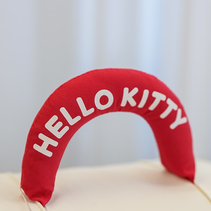 Sanrio Hello Kitty Полиэстеровая сумка для макияжа Стандартная (Стандартная) Женская Белая - изображение 5