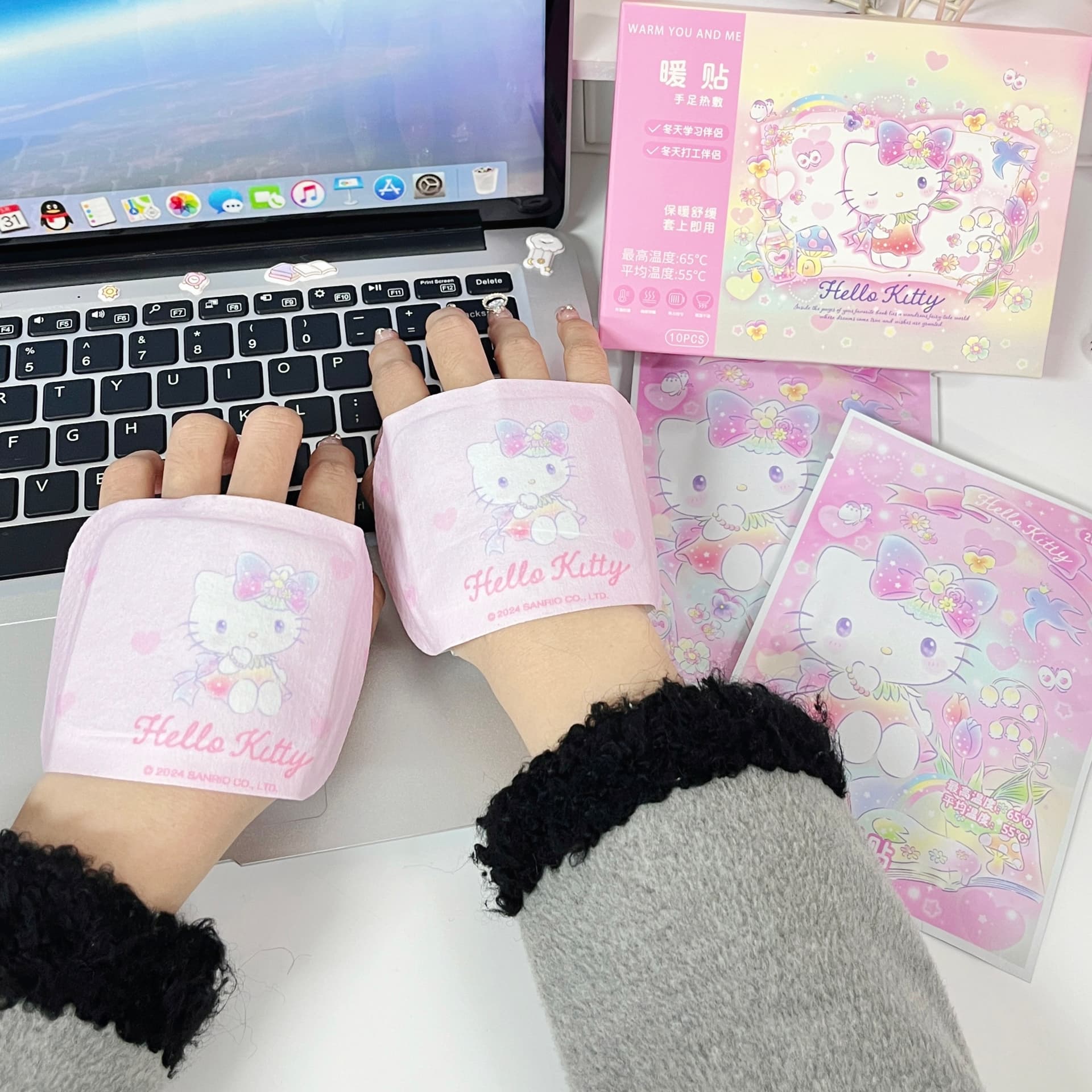 Sanrio Наушники с подвесками из полиэстерового волокна женские - изображение 5