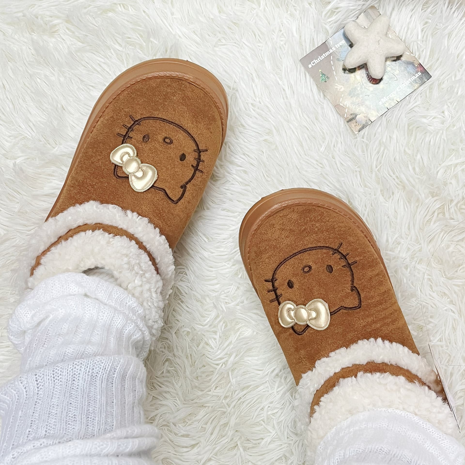 Sanrio x Hello Kitty Домашние тапочки - изображение 10