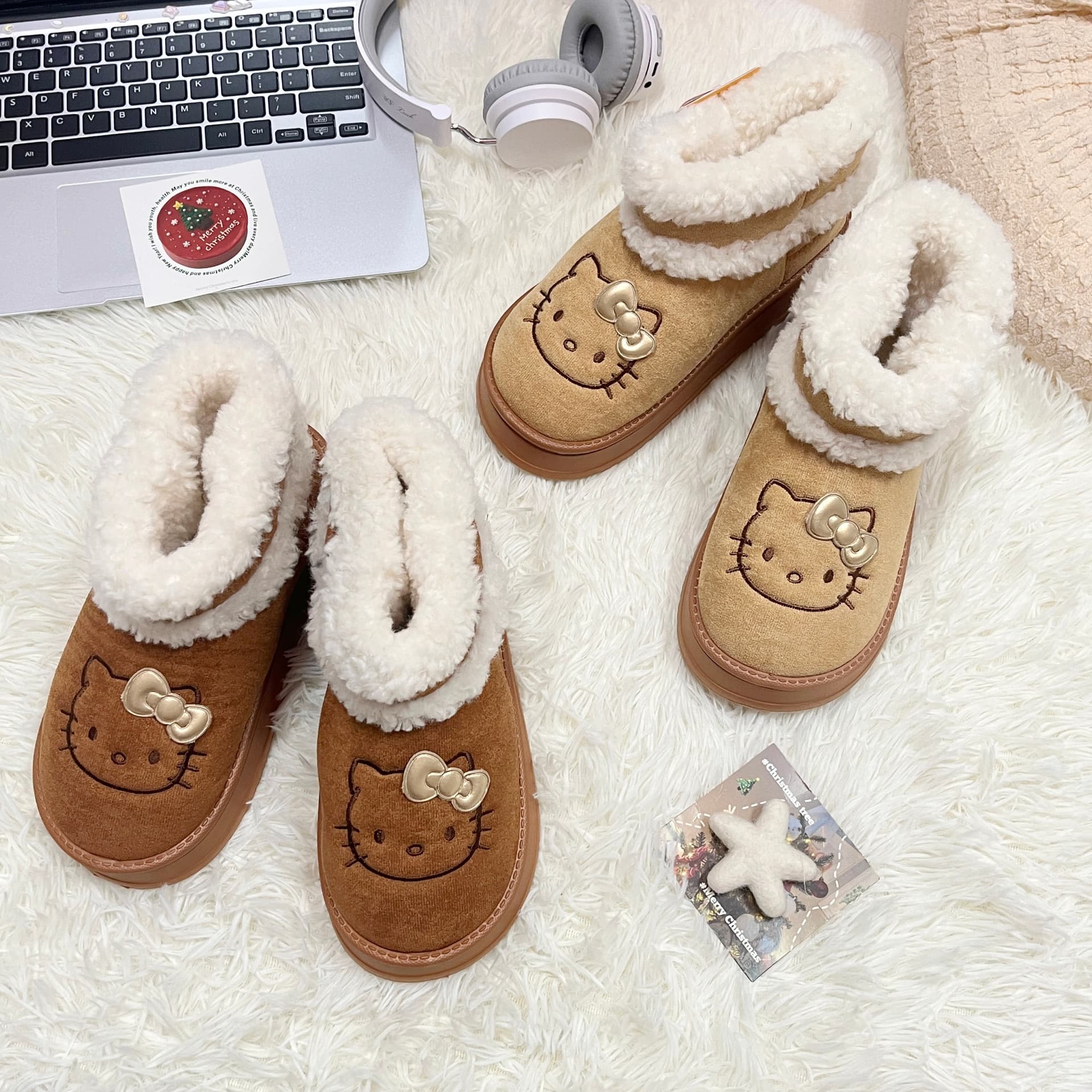 Sanrio x Hello Kitty Домашние тапочки - изображение 11
