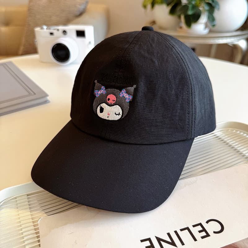 Кепка Sanrio x Куроми Черный Повседневный 100% полиамид Бейсболка Детский - изображение 5