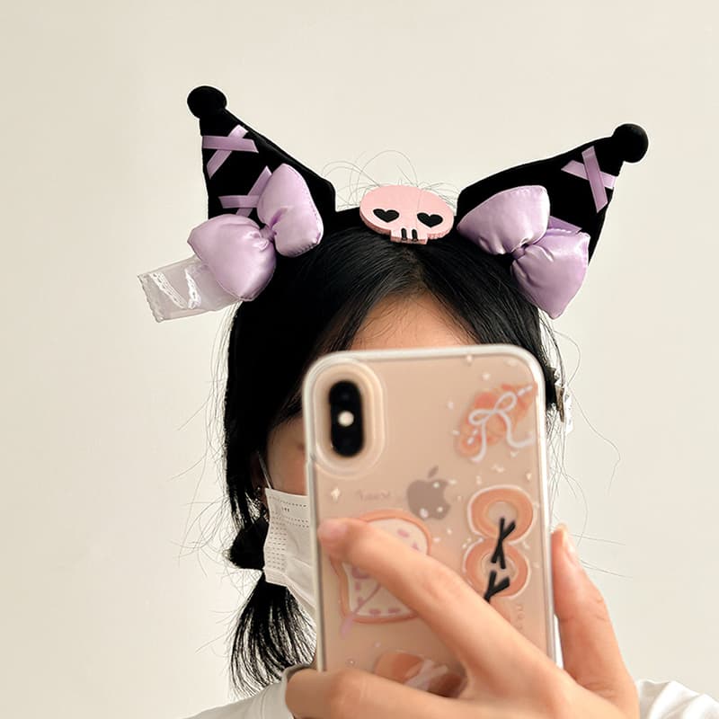 Повязка на голову Sanrio Kurumi Плюшевые Ободки Женские - изображение 4