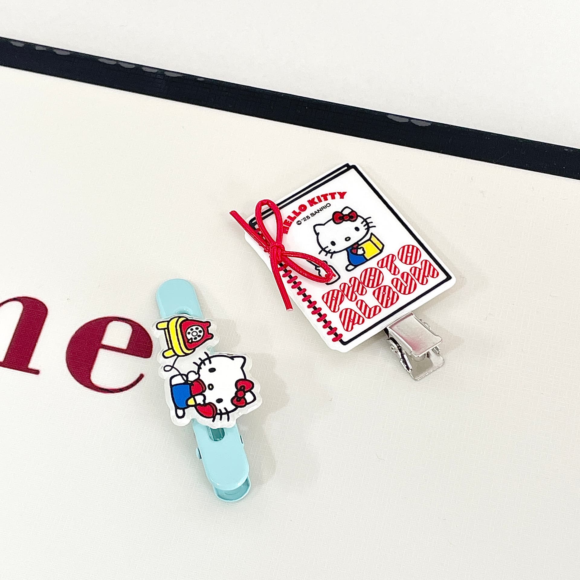 Заколка Санрио Hello Kitty Акриловые заколки для волос Женские - изображение 5