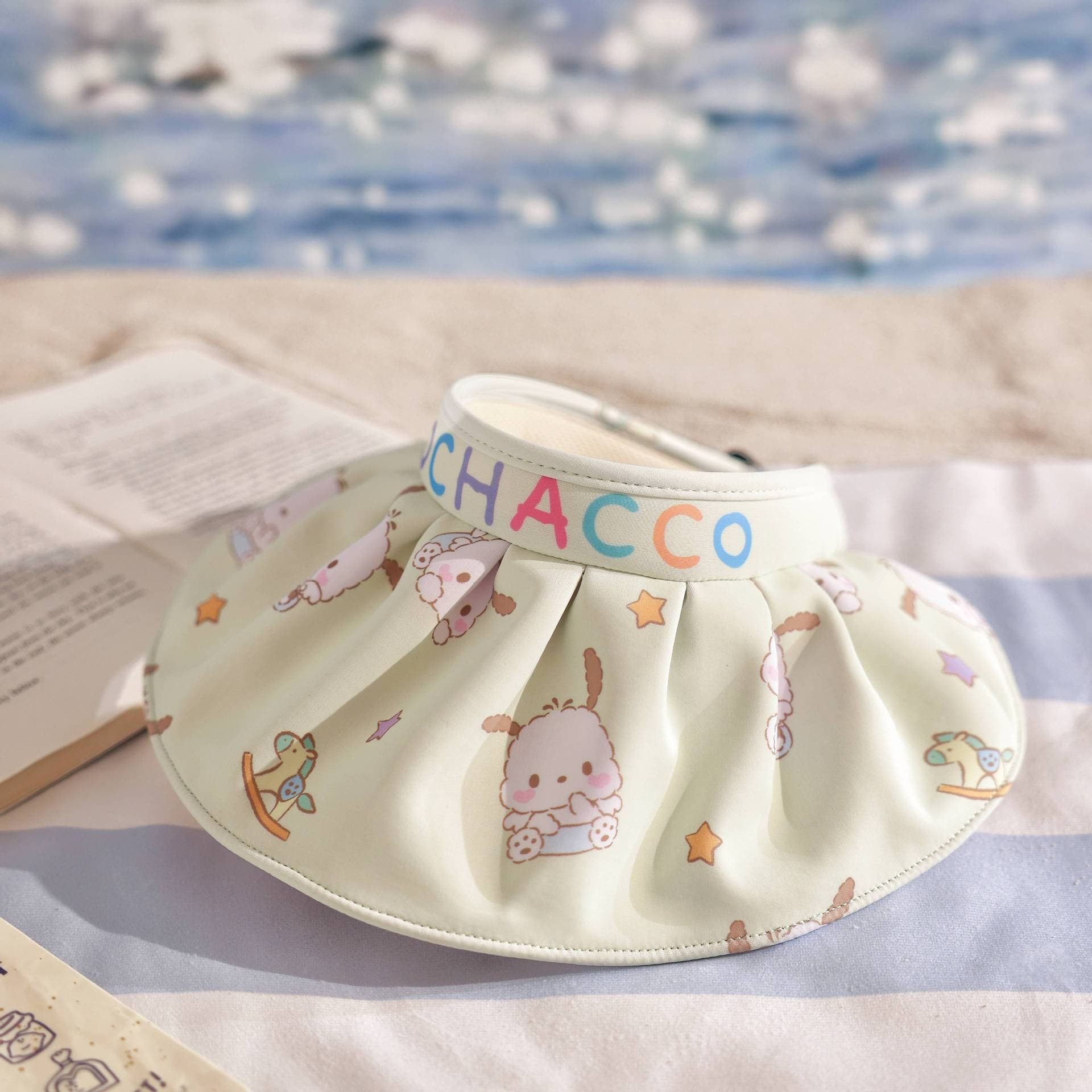 Sanrio Poochie Полиэстеровые детские шляпы с защитой от солнца - изображение 3