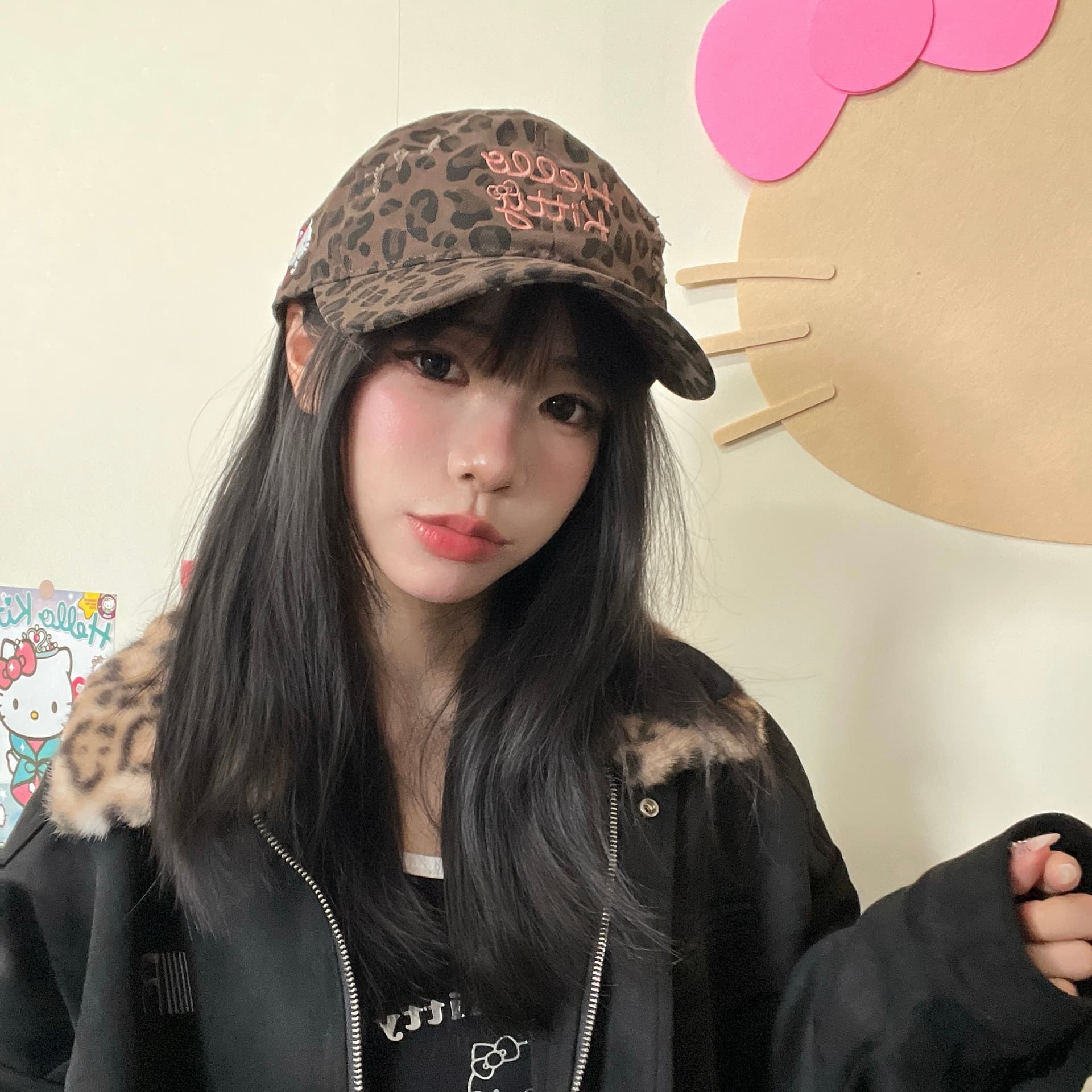Кепка Sanrio x Hello Kitty Хлопковые Кепки Унисекс - изображение 4
