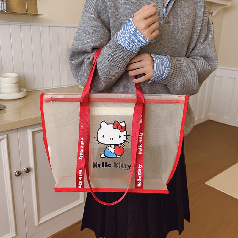 Сумка Sanrio Hello Kitty Полиэстеровая ткань Сумка Стандартная (Standard) Женская Красная - изображение 2
