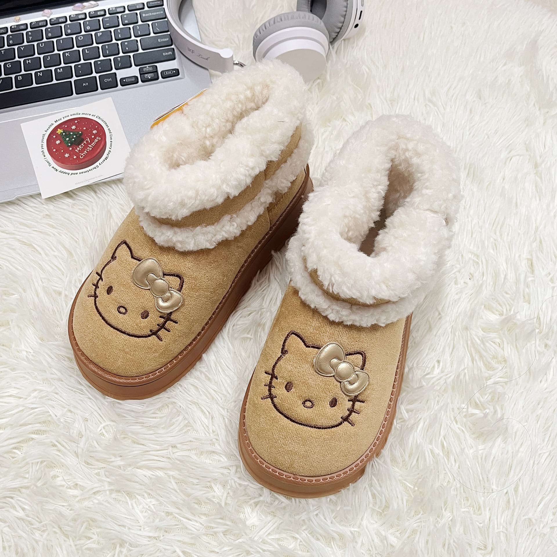 Sanrio x Hello Kitty Домашние тапочки - изображение 4