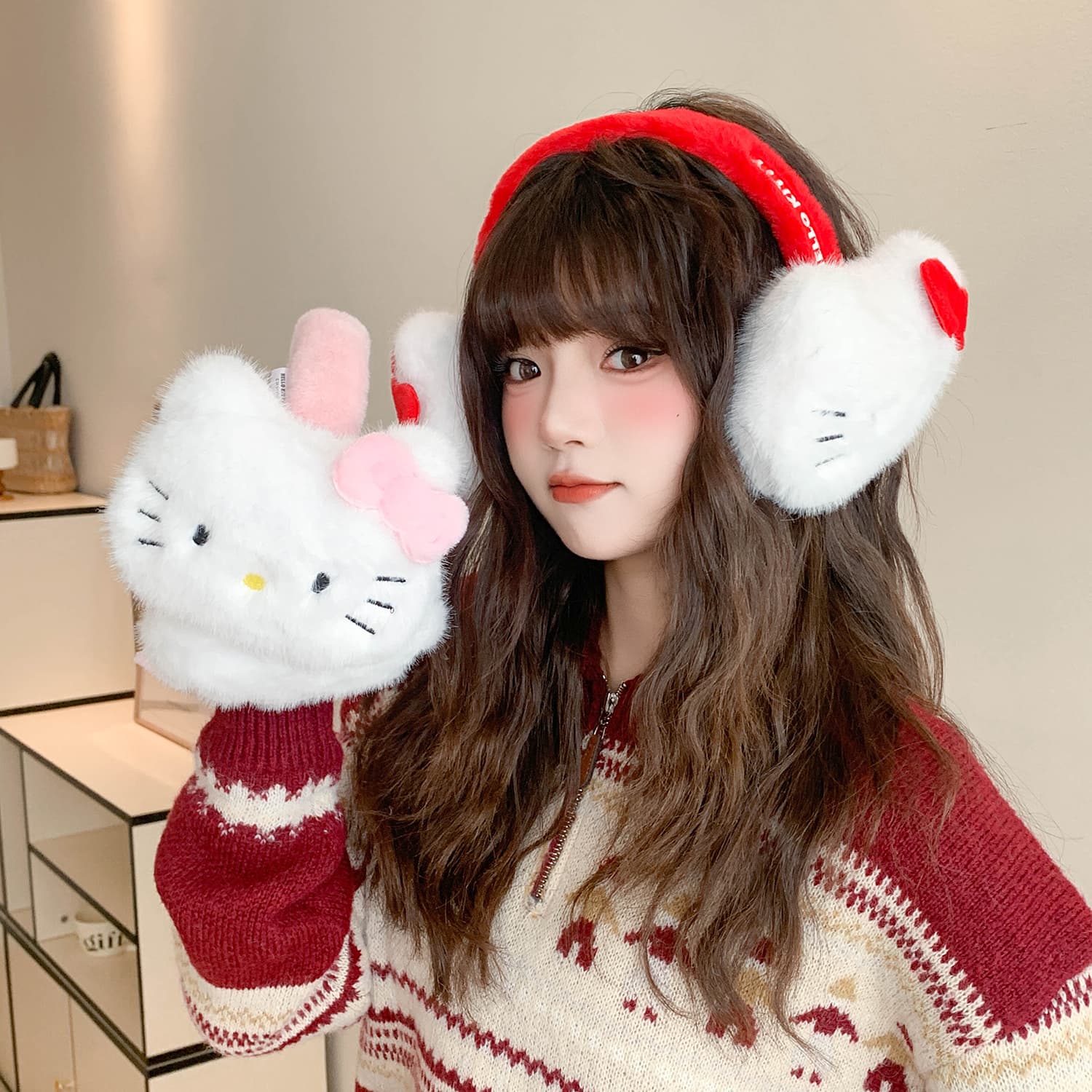 Sanrio Наушники с подвесками из полиэстерового волокна унисекс - изображение 5