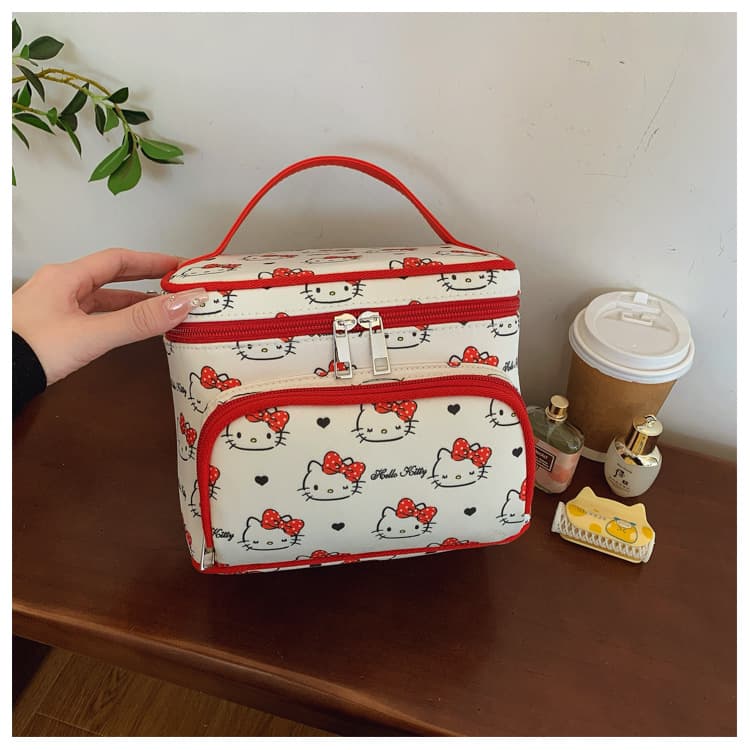 Сумка Sanrio Hello Kitty Холст Сумка Женская Красная - изображение 5