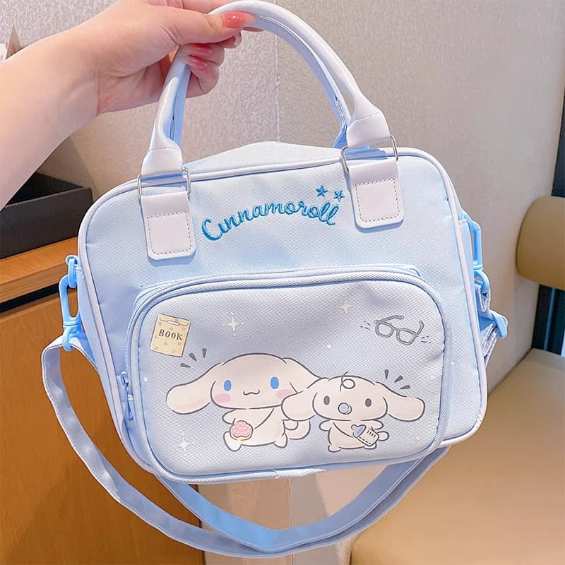 Сумка Санрио Cinnamoroll Полиэстеровая сумка через плечо сумка для женщин синяя - изображение 3