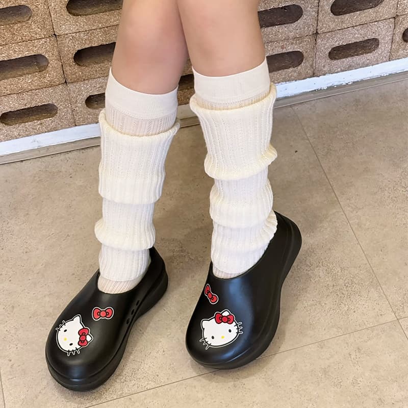 Сандалии Sanrio x Hello Kitty Закрытые тапочки Женские - изображение 4