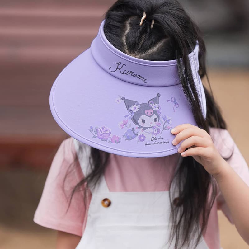 Sanrio x Куроми Милый и симпатичный Визор Солнцезащитный 100% полиамид Детский - изображение 2